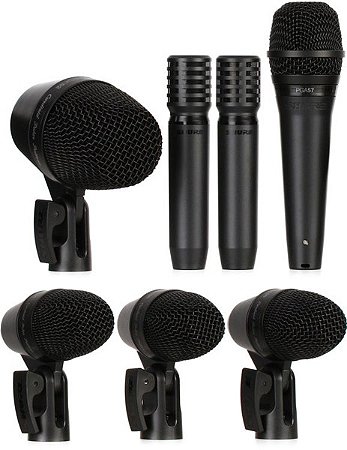 MICROFONE BATERIA SHURE PGADRUMKIT7 7 PECAS