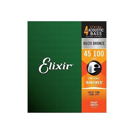 ENCORDOAMENTO CONTRABAIXO 5C 045 ELIXIR LIGHT 14202 3221