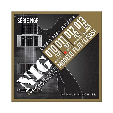 ENCORDOAMENTO GUITARRA FLAT 011 NIG NGF811