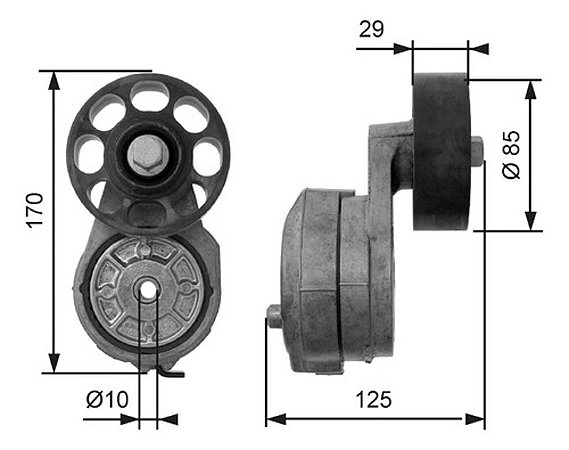 Tensor Correia Acessorios Discovery 1 Motor 2.5 Maxion