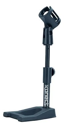 PEDESTAL MICROFONE MESA KONECT PB-104 BASE FERRO
