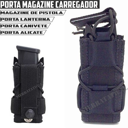 Porta Carregador Universal Fast Pistol Modular Black