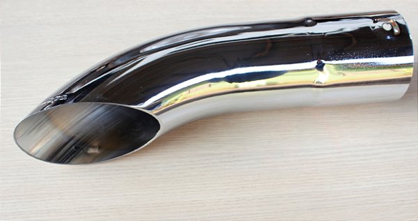 Ponteira de Escapamento Curva 4" 410mm
