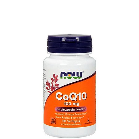 Coenzima COQ10 100mg - 50 capsulas NOW FOODS