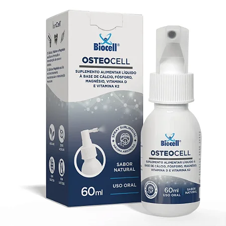 Osteocell - Suplemento Alimentar Líquido Spray 60 ml