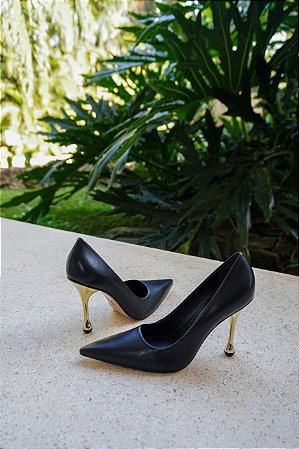 SCARPIN CARRANO PRETO SALTO DOURADO