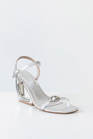 SANDÁLIA LECOLLINE PRATA LETICIA