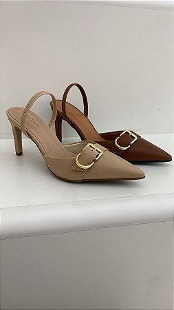 SLINGBACK LECOLLINE NUDE AMANDA FIVELA