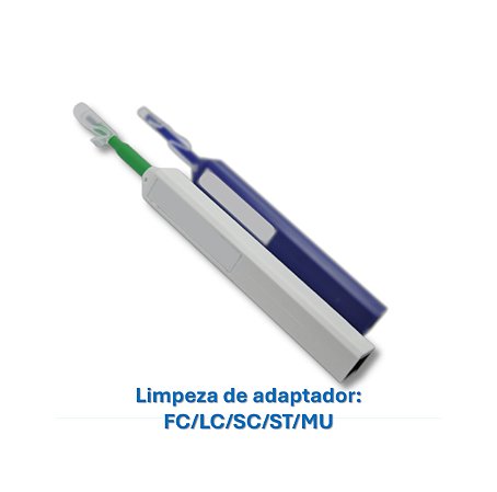 Caneta Para Limpeza De Conectores Ópticos Fibra Óptica 2,5mm - FC/LC/SC/ST/MU