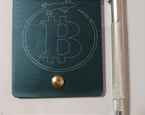 Cold Wallet em alumínio+riscador