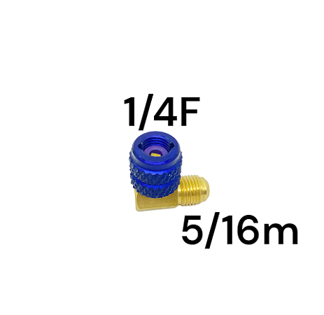 Adaptador Zl 90° 5/16M X 1/4F