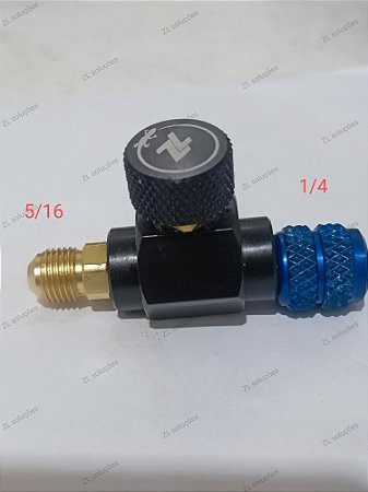 REGISTRO ZL 5/16 macho  x 1/4 femea