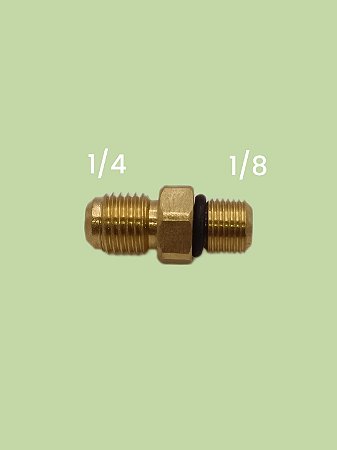 ADAPTADOR 1/4 SAE  M    X    1/8 BSP  M