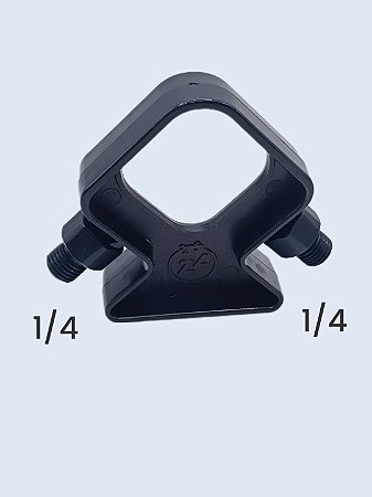 SUPORTE ZL  PARA MANGUEIRA DE VACUO 1/4 X 1/4