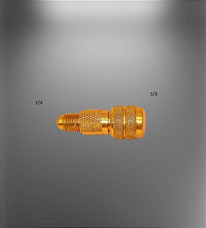 ADAPTADOR  RT 1/4MACHO X 3/8 FEMEA