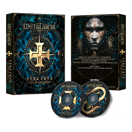 CD + BLURAY - Edu Falaschi "Vera Cruz Live in São Paulo"