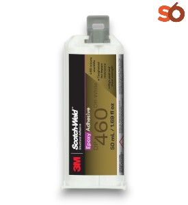 Adesivo Epóxi 3M™ Scotch-Weld™ DP460, Tubo de 50 ml  ( Kit de 1 tubo de adesivo com 1 embolo )