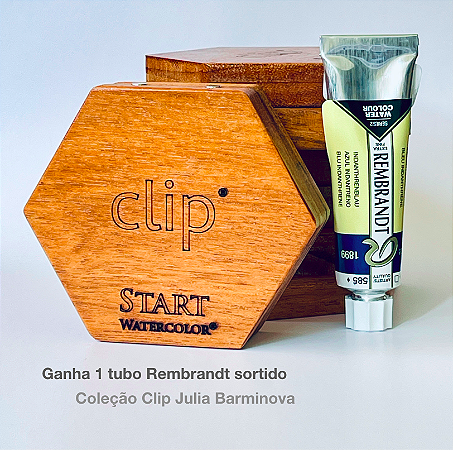 Estojo de madeira Clip | Coleção Julia Barminova | Edição Museu