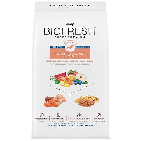 Ração Biofresh Para Cães Filhotes de Raças Pequenas e Mini