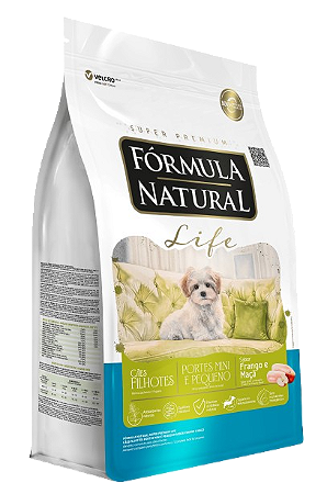 Ração Fórmula Natural Super Premium Life Cães Filhotes Portes Mini e Pequeno 7Kg