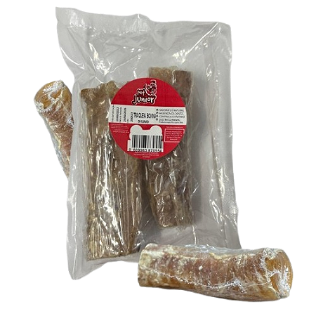 Petisco para Cães Traqueia Bovina Defumada