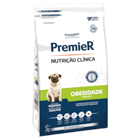 Ração Premier Nutrição Clínica Cão Obeso Raça Pequena 2Kg