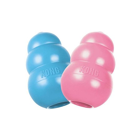 Brinquedo Recheável Kong para filhotes - Brinquedo Interativo da Kong