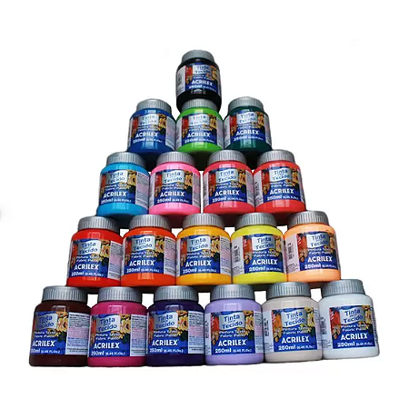Tinta Tecido Fosca 250 ml - Acrilex