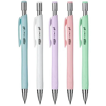 Lapiseira 2.0mm Plastica Tom Pastel  - BRW