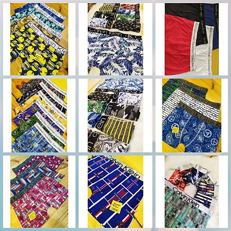 CUECA BOX CUECAS BOXER ADULTO UNIDADE USO PRÓPRIO SEM EMBALAGEM INDIVIDUAL PRESENTE