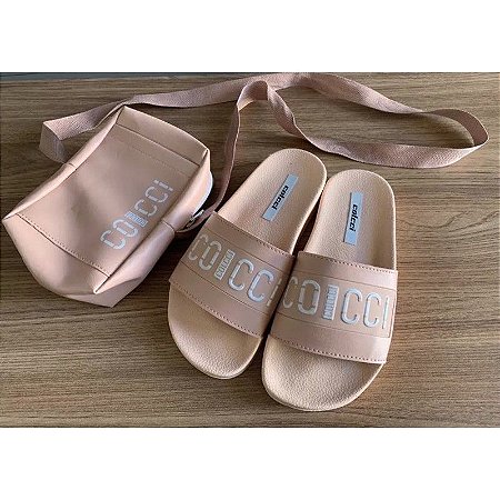 Kit Feminino Chinelo e Bolsa Colcci - Liquidação