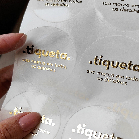Adesivo Transparente - Hotstamp