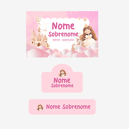 3. Princess - kit escolar