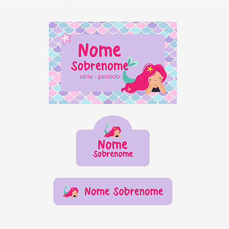 4. Sereia - kit escolar