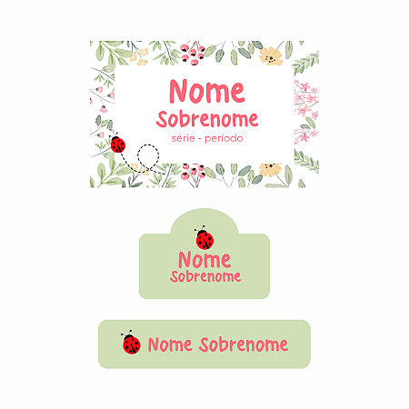 7. Joaninha - kit escolar