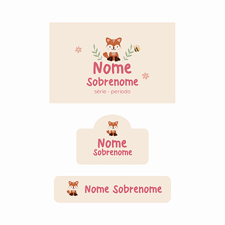 9. Raposa - kit escolar