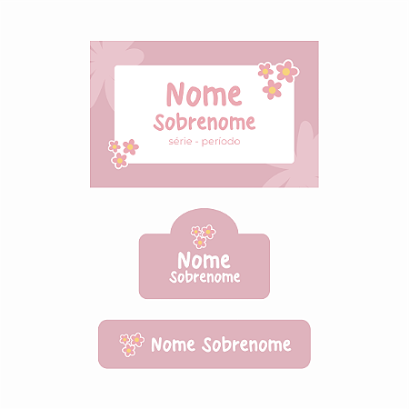 14. Florzinha - kit escolar