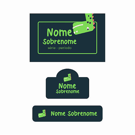 22- Dino - kit escolar