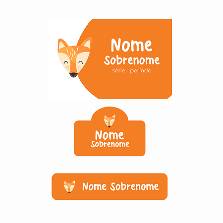 36 - Raposa 2 - kit escolar