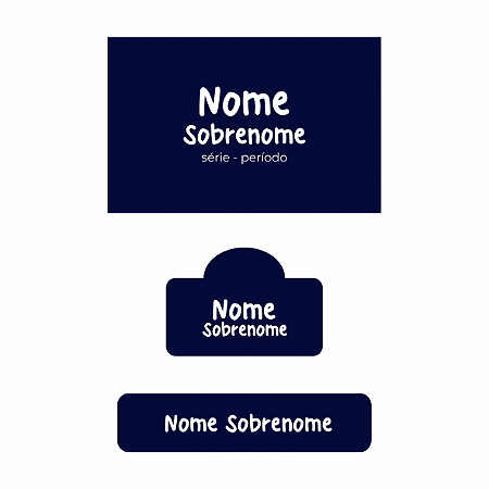 39 - Azul Marinho - kit escolar