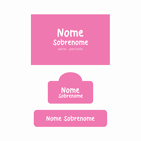 42 - Rosa - kit escolar