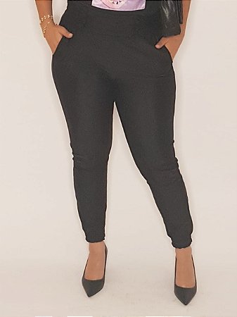 Calça Jogger em tecido disco