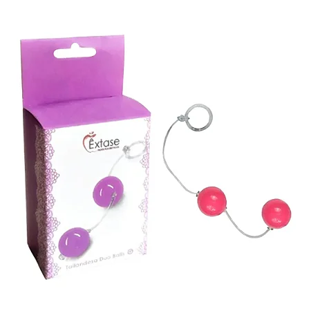 Bolinhas Tailandesas em Duo Balls para Pompoarismo Tamanho G