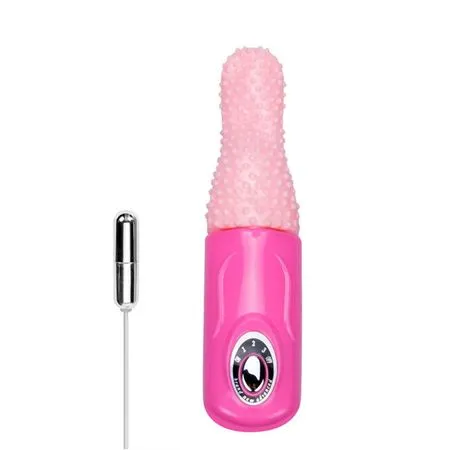 Vibrador em Formato de Língua Tongue com Cápsula Vibratória e 3 Modos de Vibração