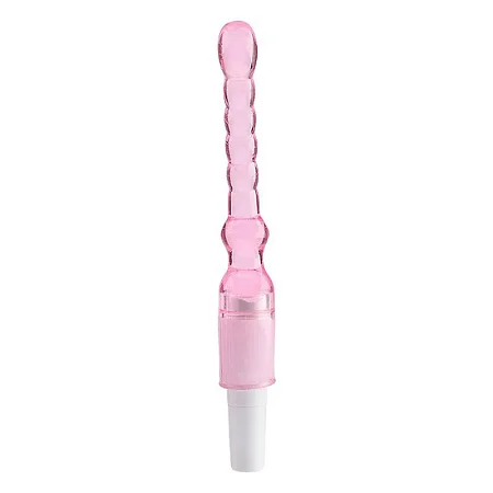 Jelly Plug Anal com Vibro Stimulator Escalonado Sexy Import