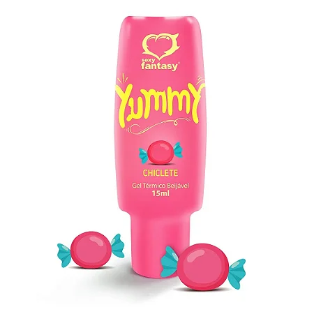 Gel Térmico Beijável Yummy Chiclete 15ml Sexy Fantasy