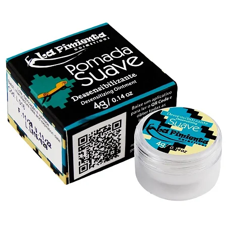 Pomada Suave Dessensibilizante Anal Creme de Massagem 4g La Pimenta
