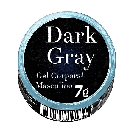 Dark Gray Gel Corporal Masculino 7g Garji