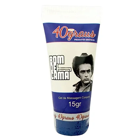 Bom de Cama Gel Retardante para Massagem Corporal Masculina 15g 40 Graus