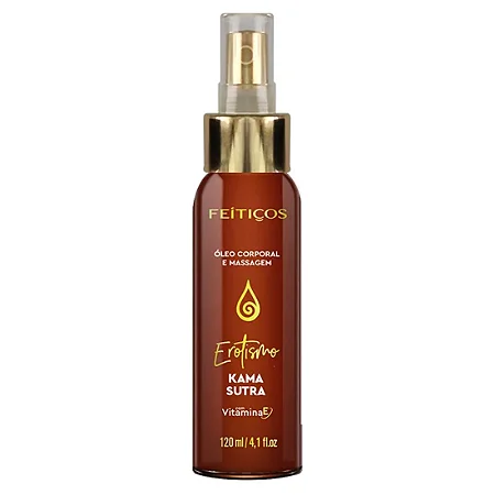 Erotismo Óleo Corporal e Massagem em Spray Fragrância Kama Sutra 120ml Feitiços Aromáticos